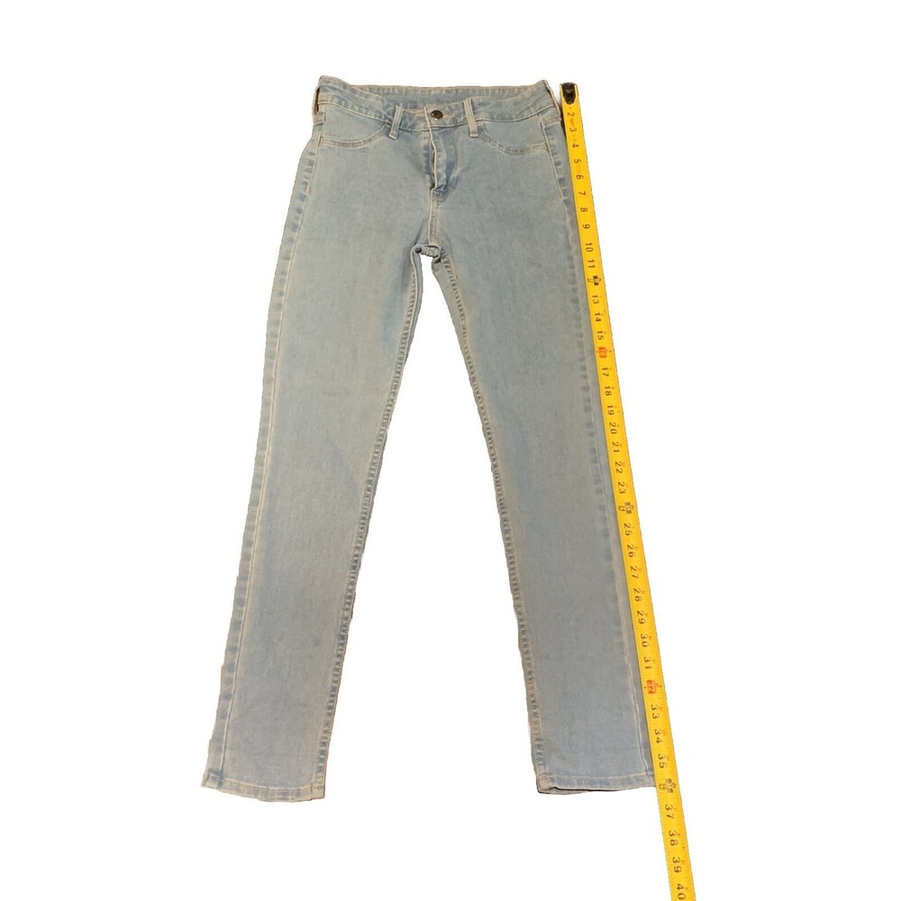 &Denim Skinny Ankle Moulante Jeans Women's 25 Blue Regular Waist